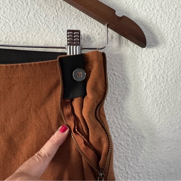 Ankle Pants Size 4 Rust Burnt Orange Slim Fit Pull On Workwear A New Day Casual - Picture 10 of 15